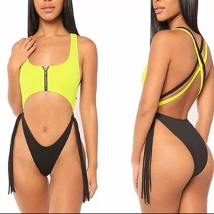 Brand new One piece high waist bathing suit
